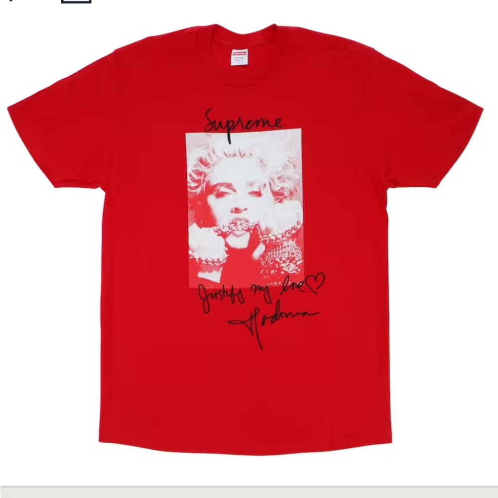 Supreme Madonna Tee in Red